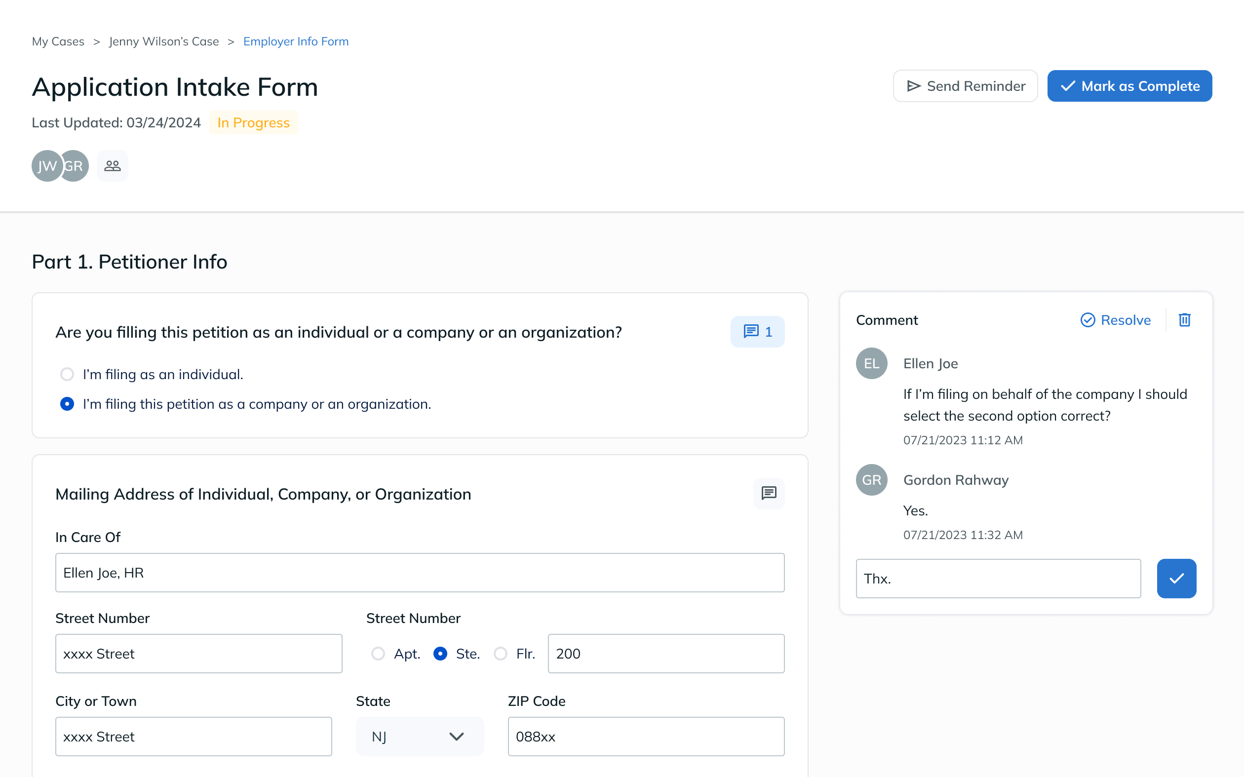 A chat screen for technical coding questions